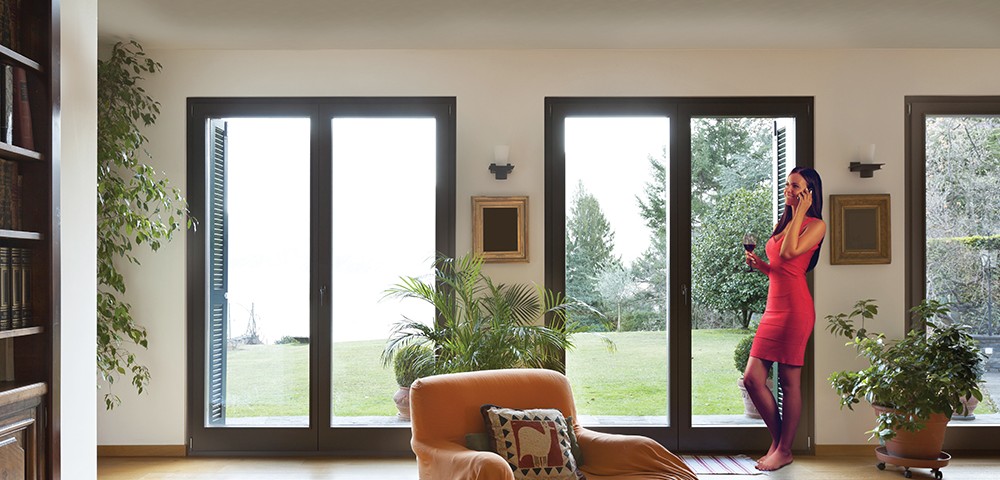 roof lantern and sliding doors