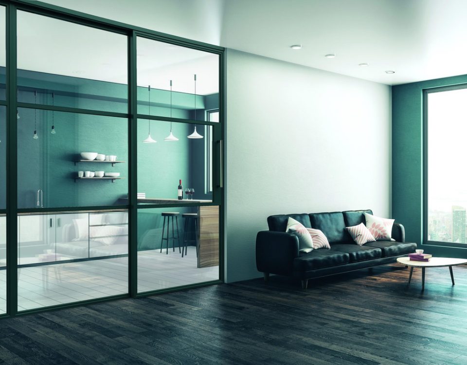 Aluminium internal doors - new interior trend