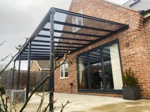 New glass veranda
